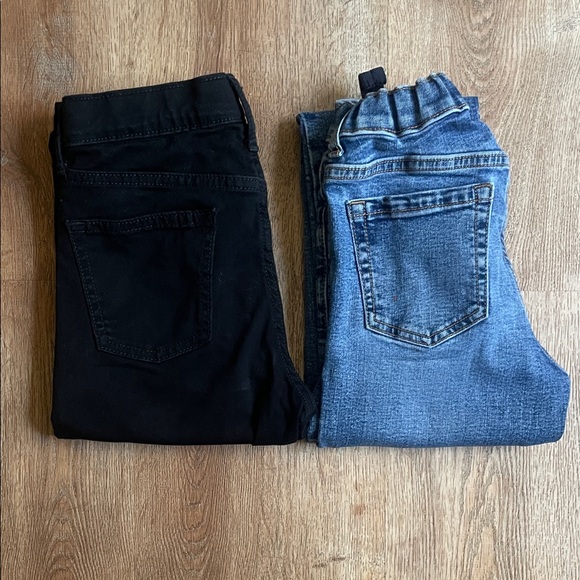 Set of 2 Old Navy Dark & Light Blue Denim Skinny Kids’ Jeans | Size 10 - Picture 14 of 15